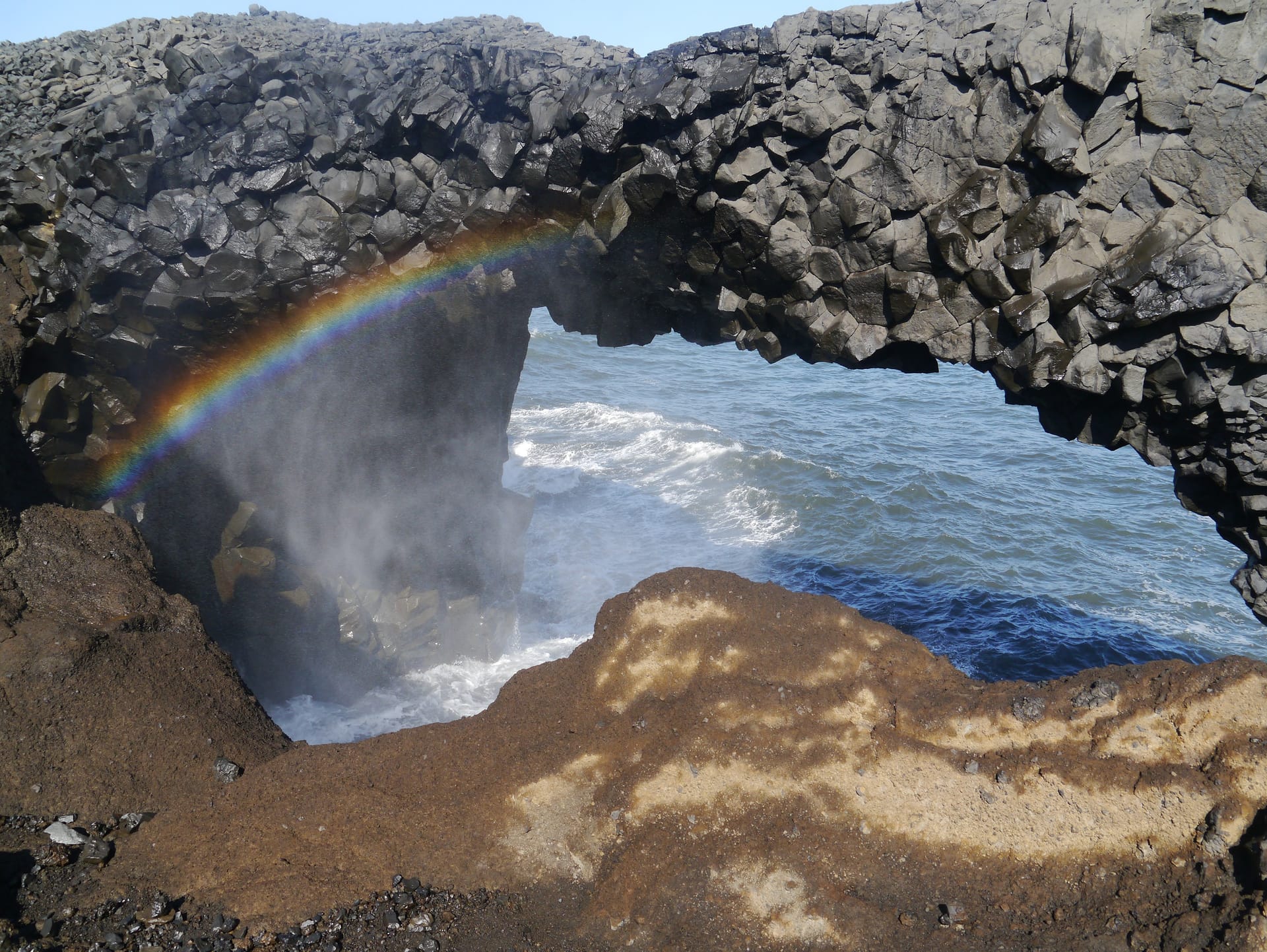Dyrholaey peninsula and sea arch on Iceland's South Coast