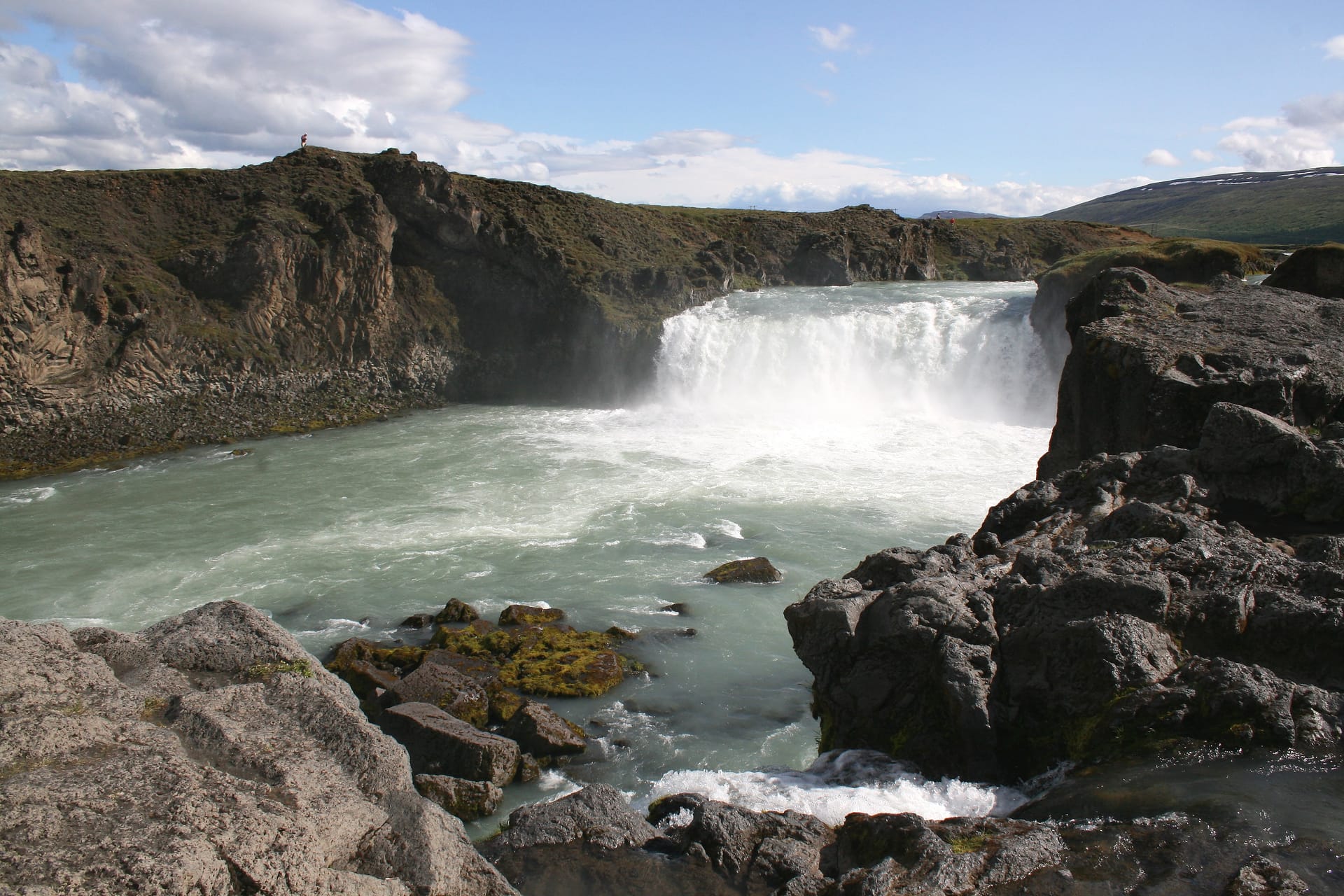 Goðafoss waterfall in North Iceland