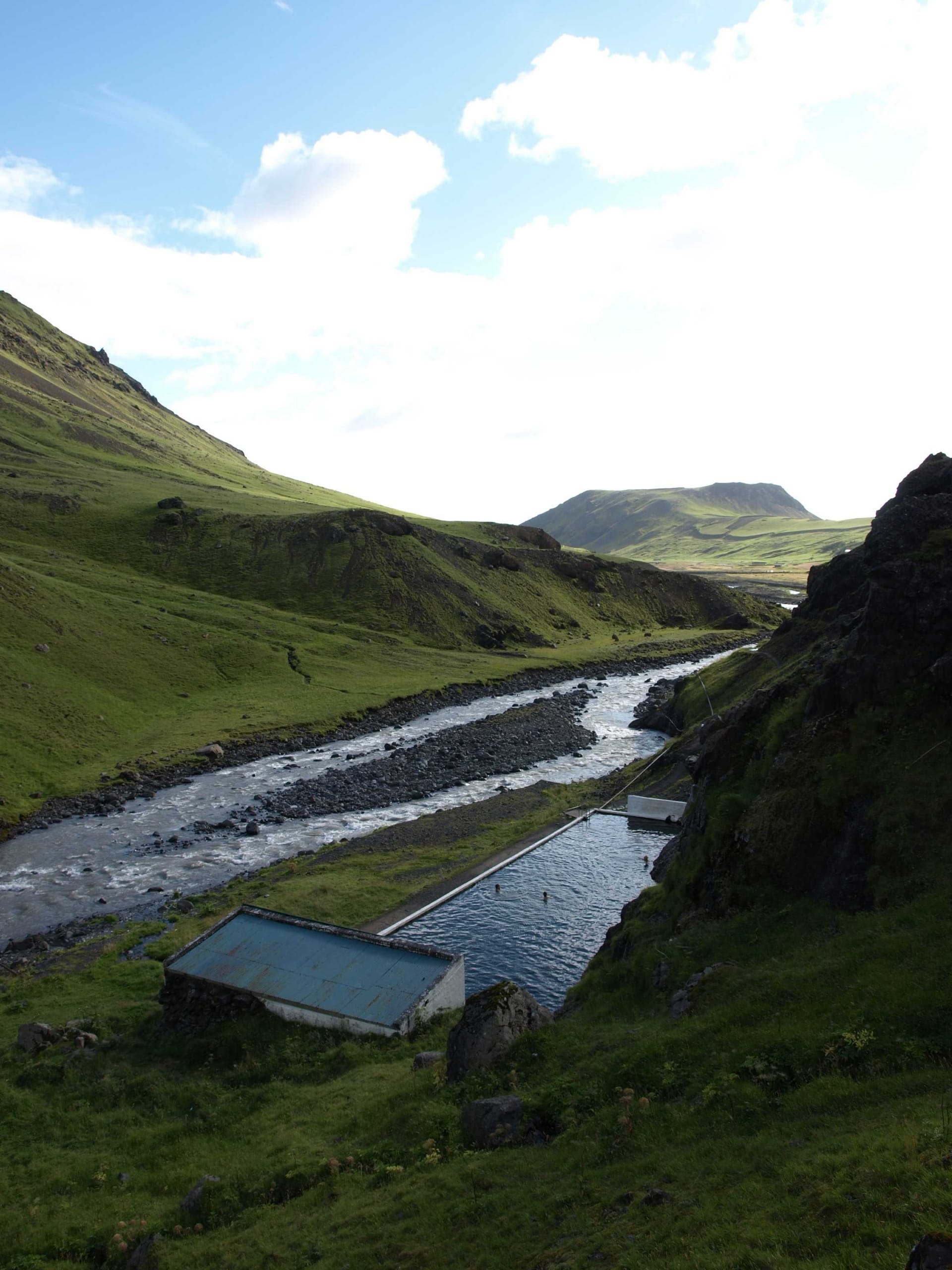Seljavallalaug outdoor pool in South Iceland