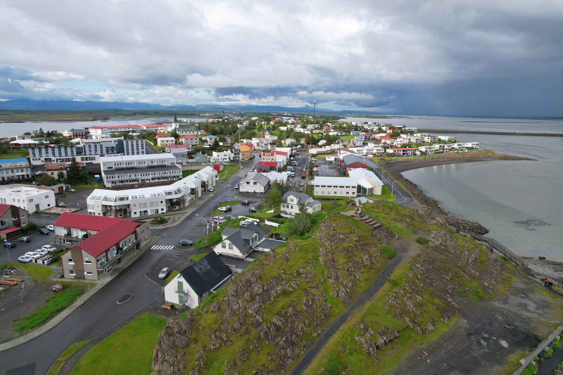 View of Borgarnes in West Iceland