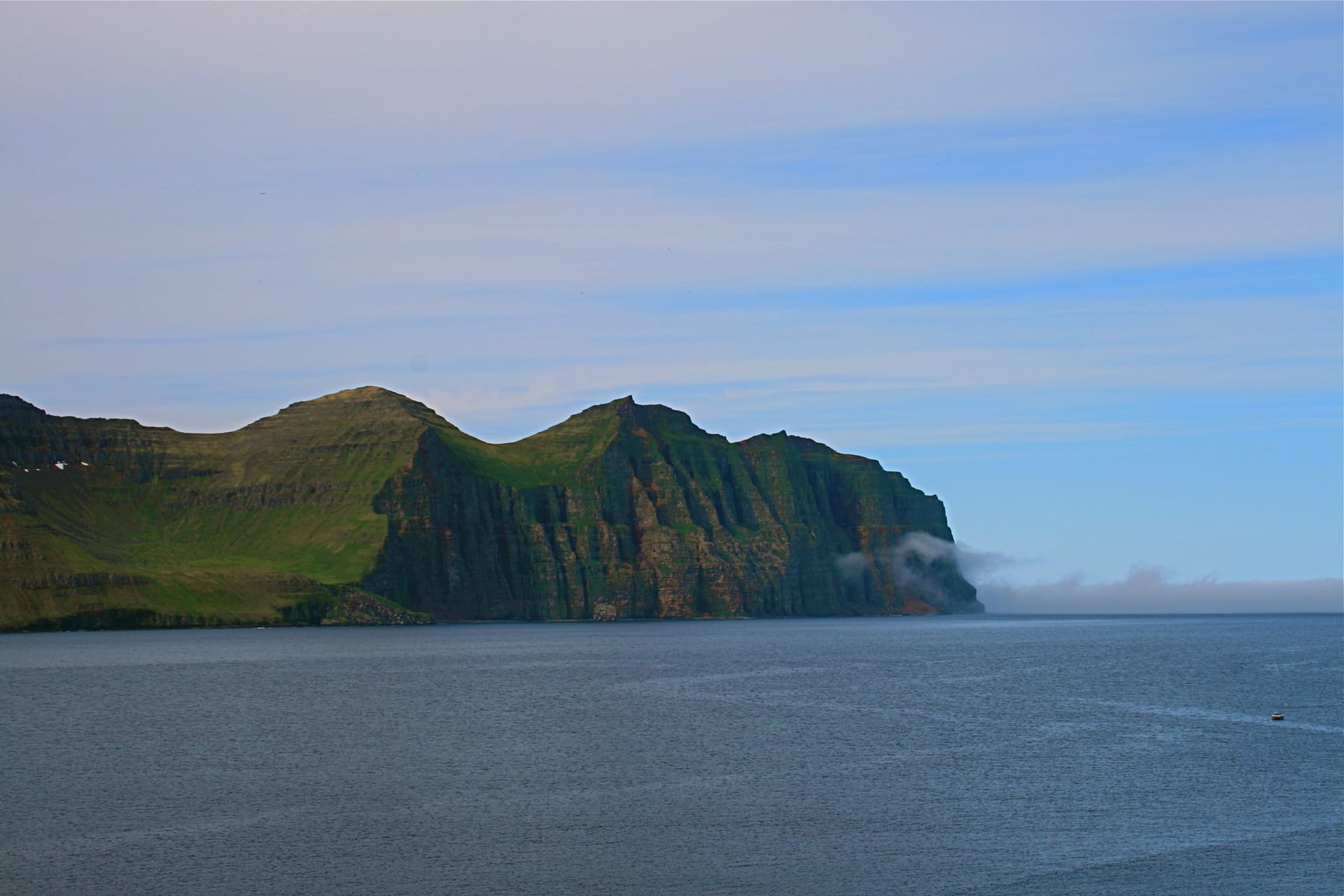 Cliffs in Hornstrandir Nature Reserve in the Westfjords of Iceland