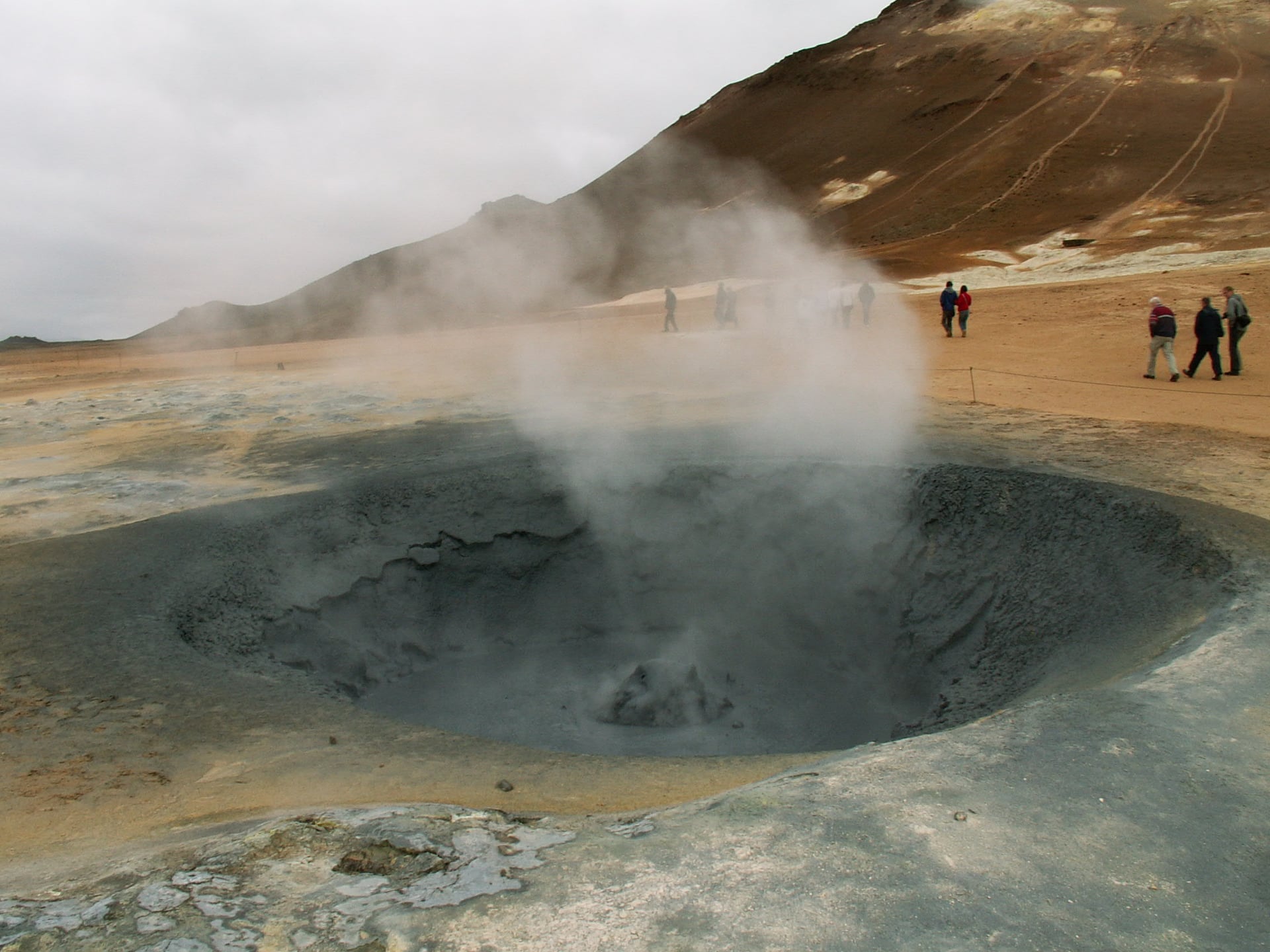Hverir geothermal area near Mývatn in North Iceland