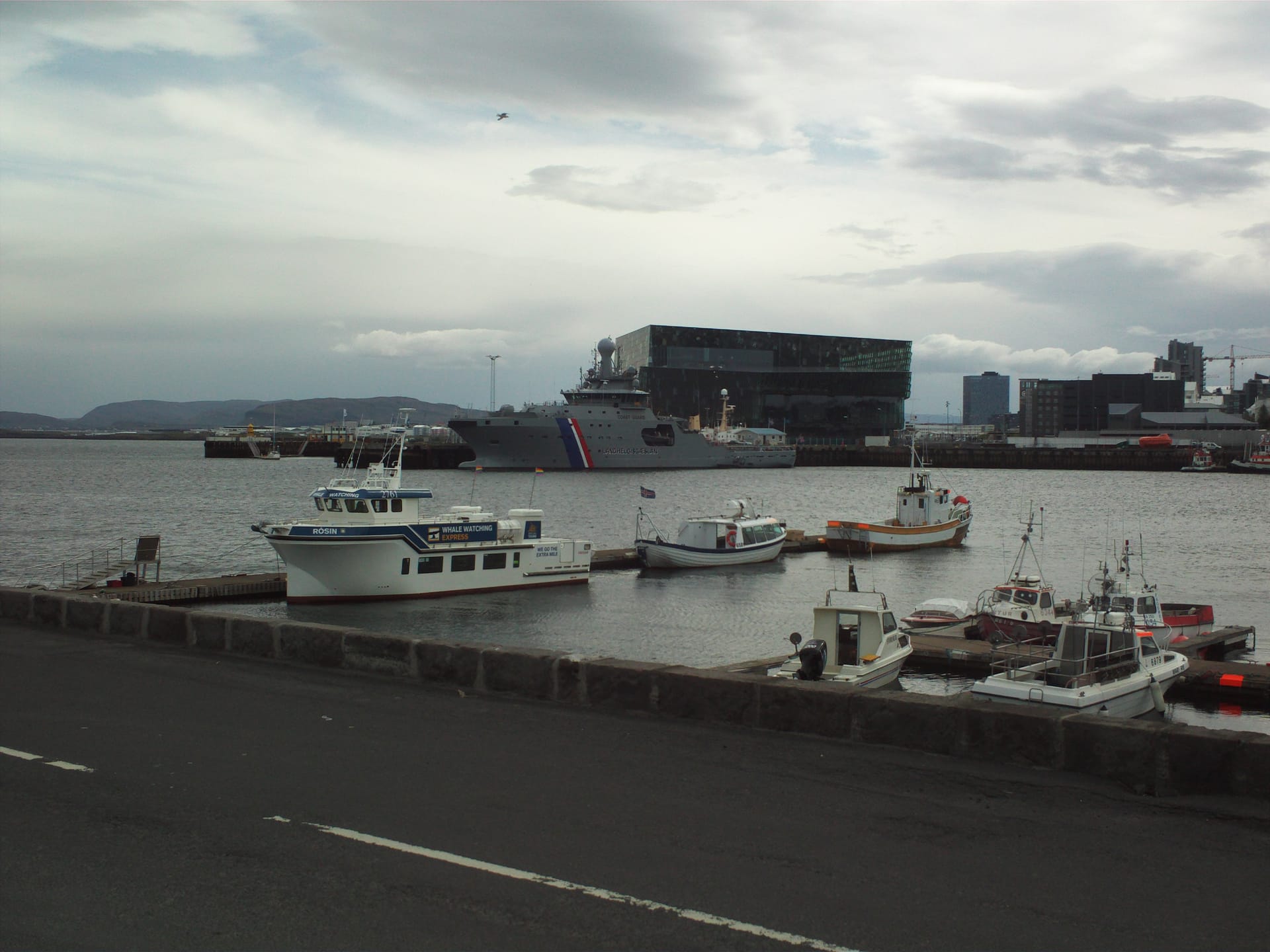 Harpa Concert Hall on the waterfront in Reykjavík, Iceland