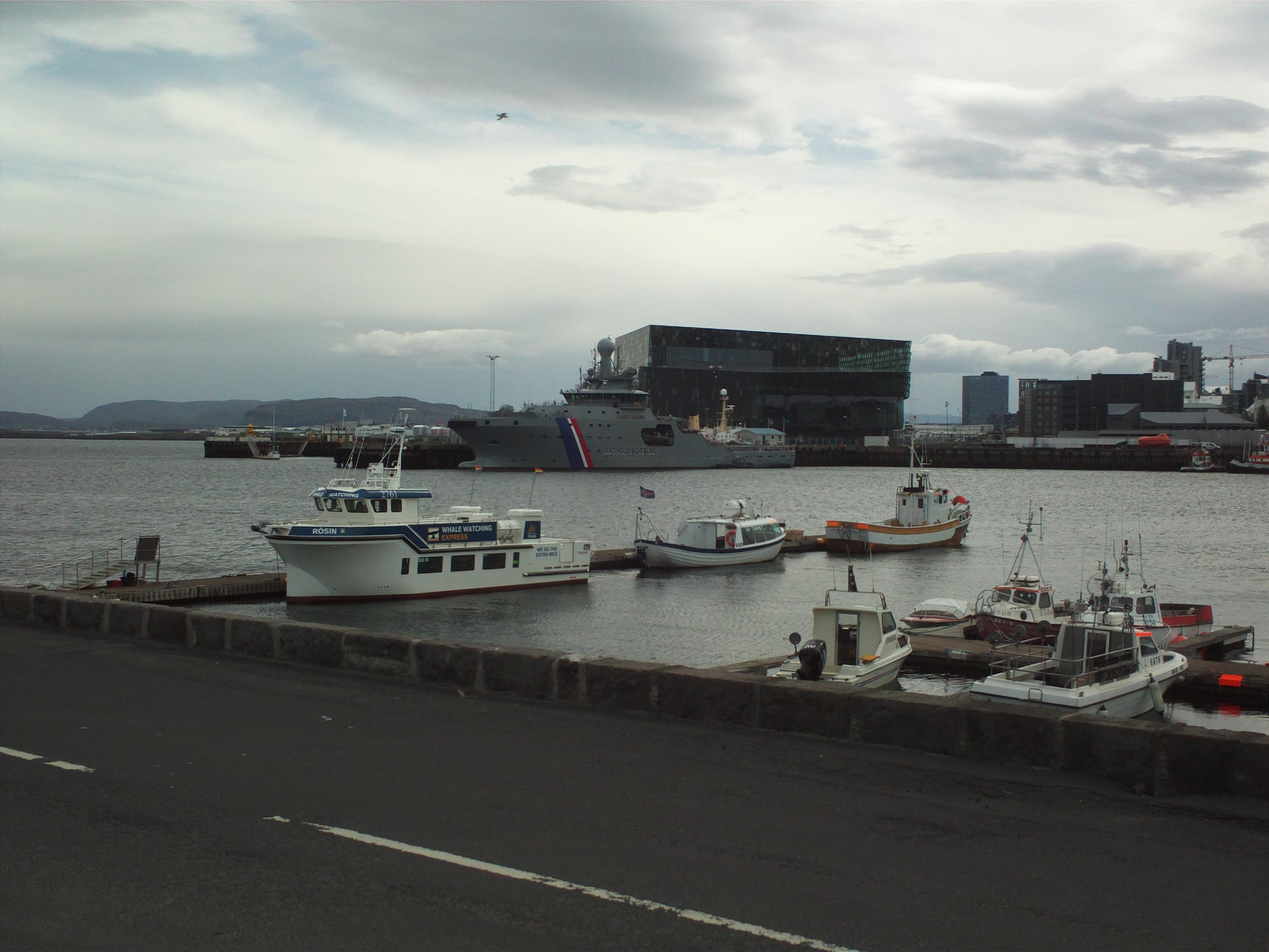 Harpa Concert Hall on the waterfront in Reykjavík, Iceland