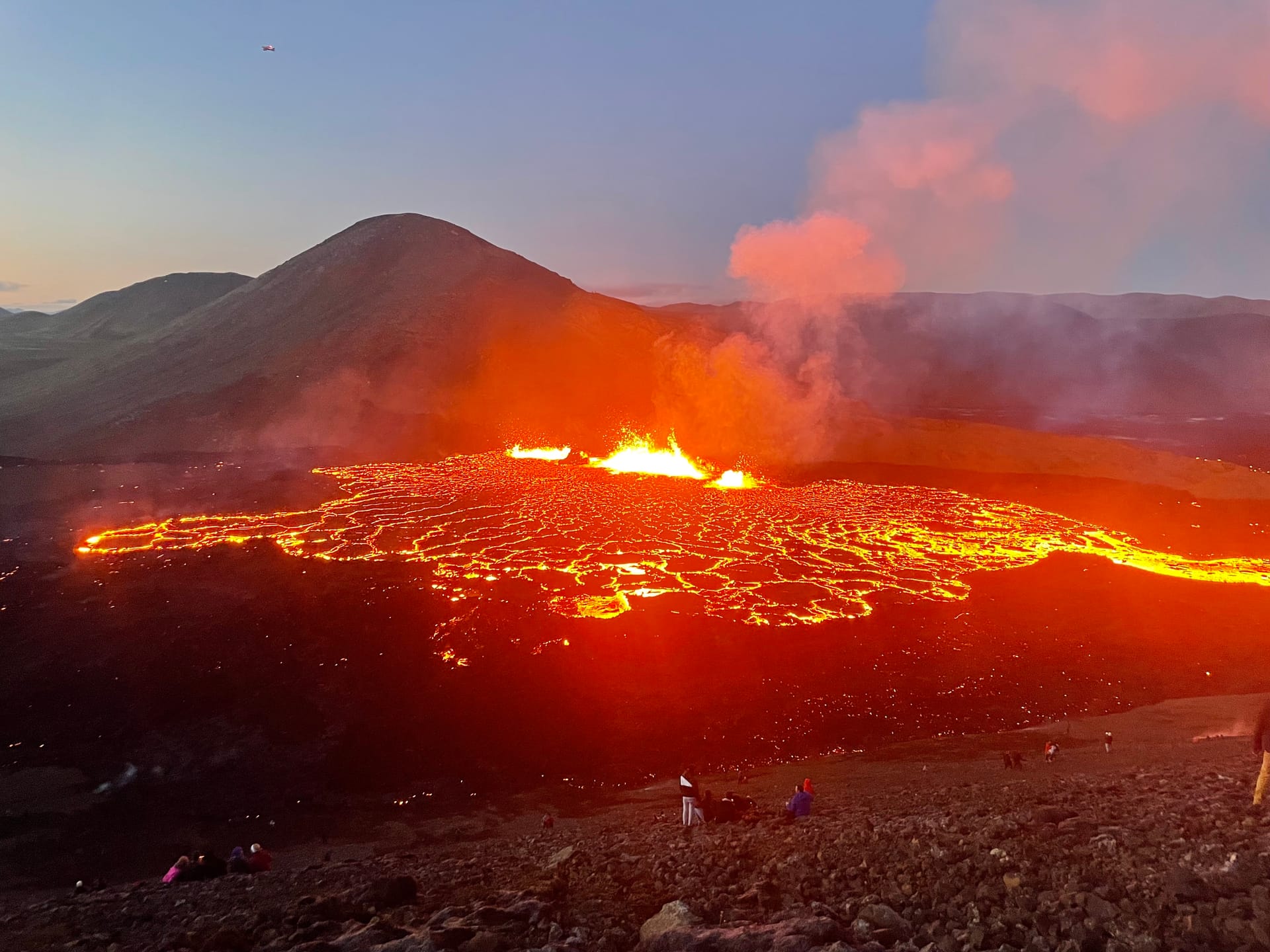 Meradalir eruption on the Reykjanes Peninsula in Iceland