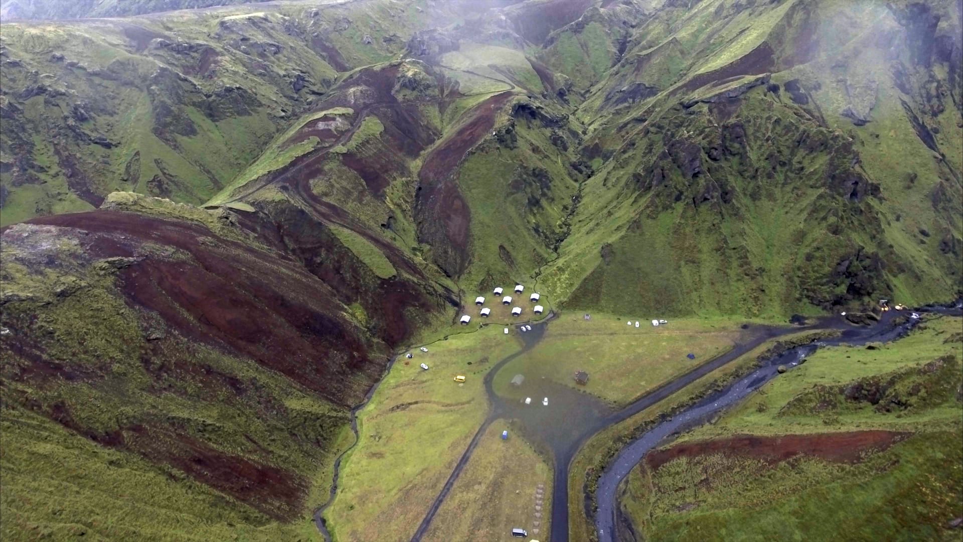 Þakgil canyon landscape in South Iceland
