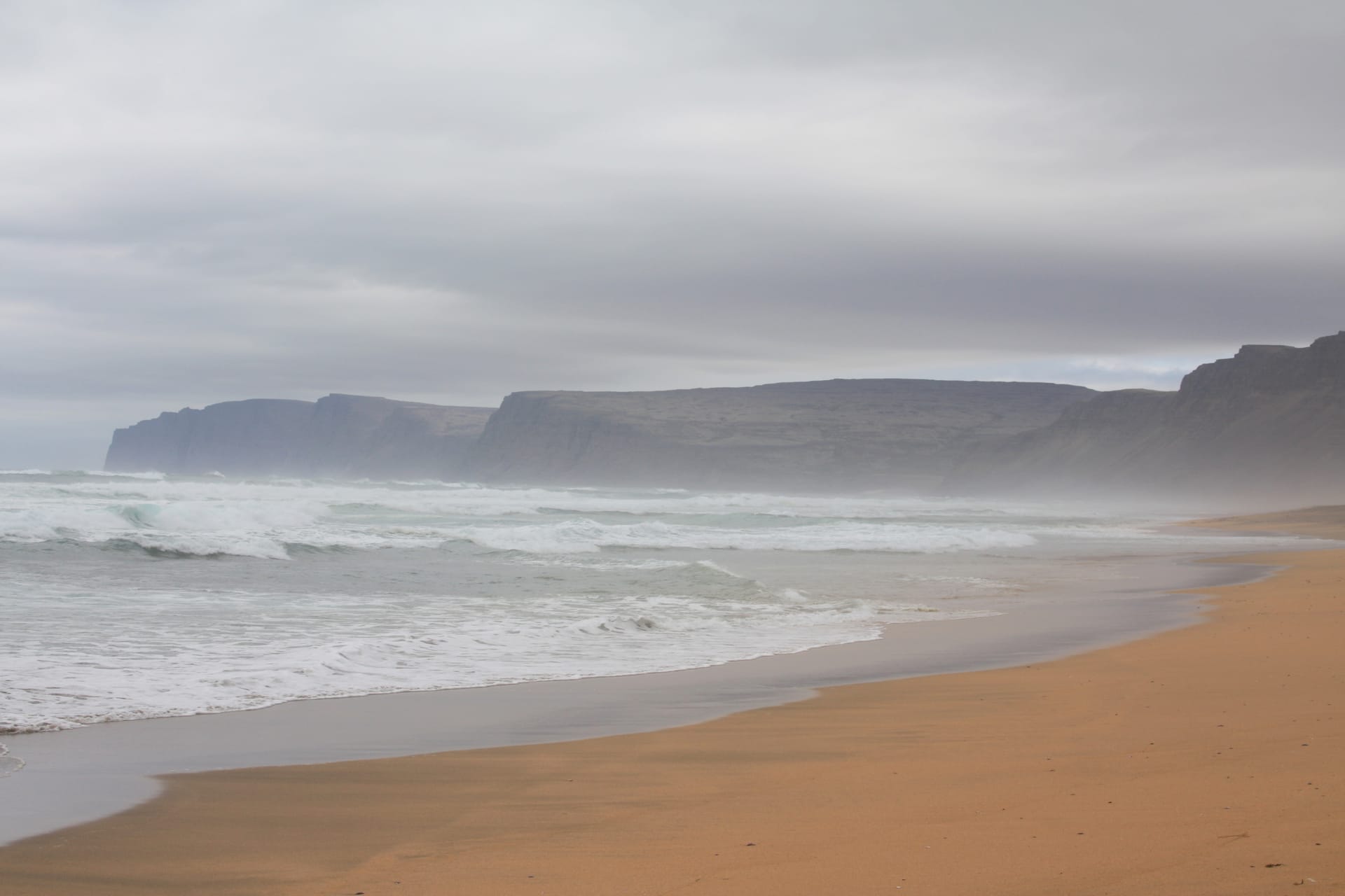 Rauðisandur beach in the Westfjords of Iceland