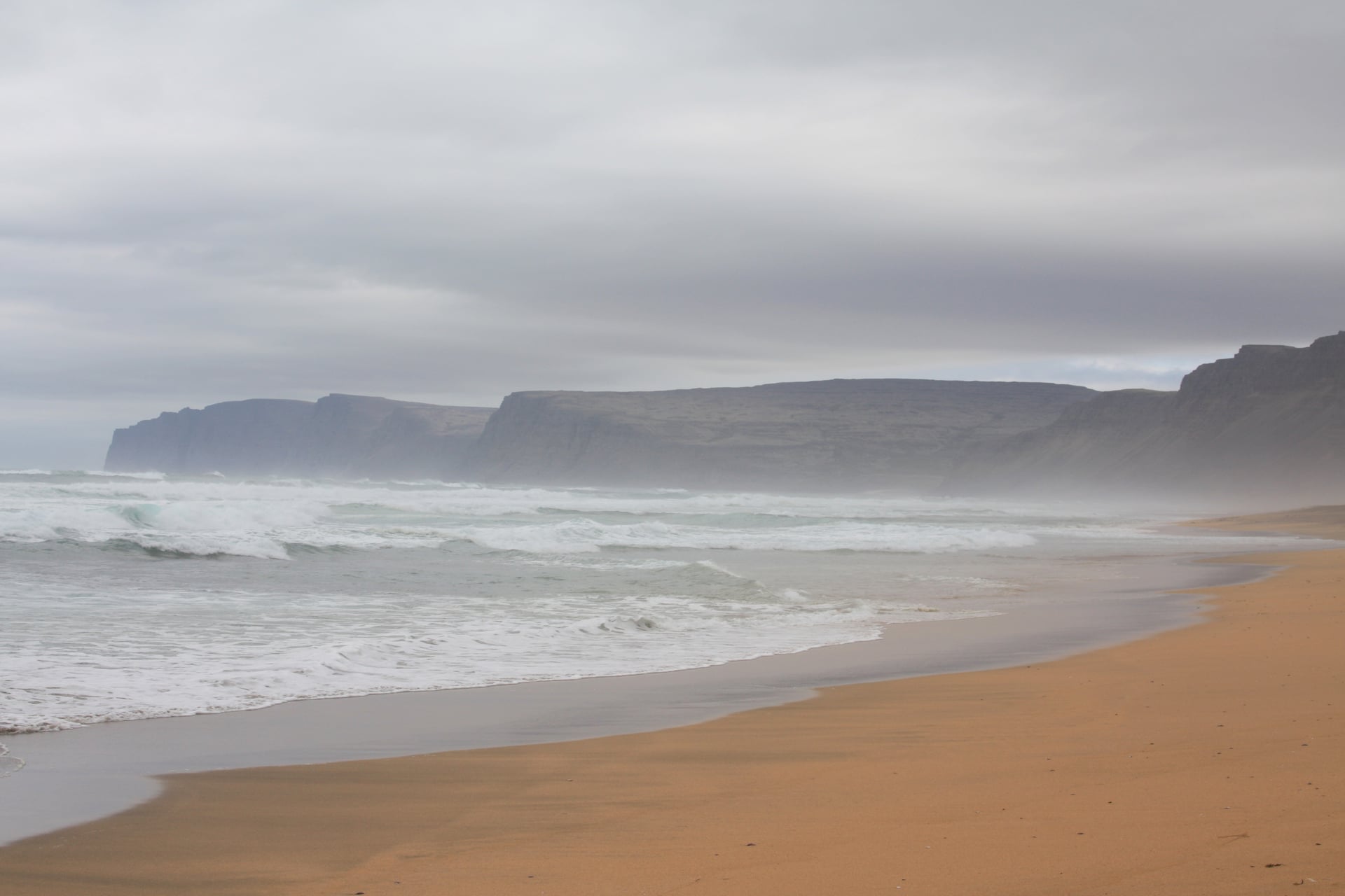 Rauðisandur beach in the Westfjords of Iceland